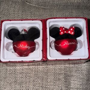 Mickey and Minnie Mouse Hallmark Ornaments